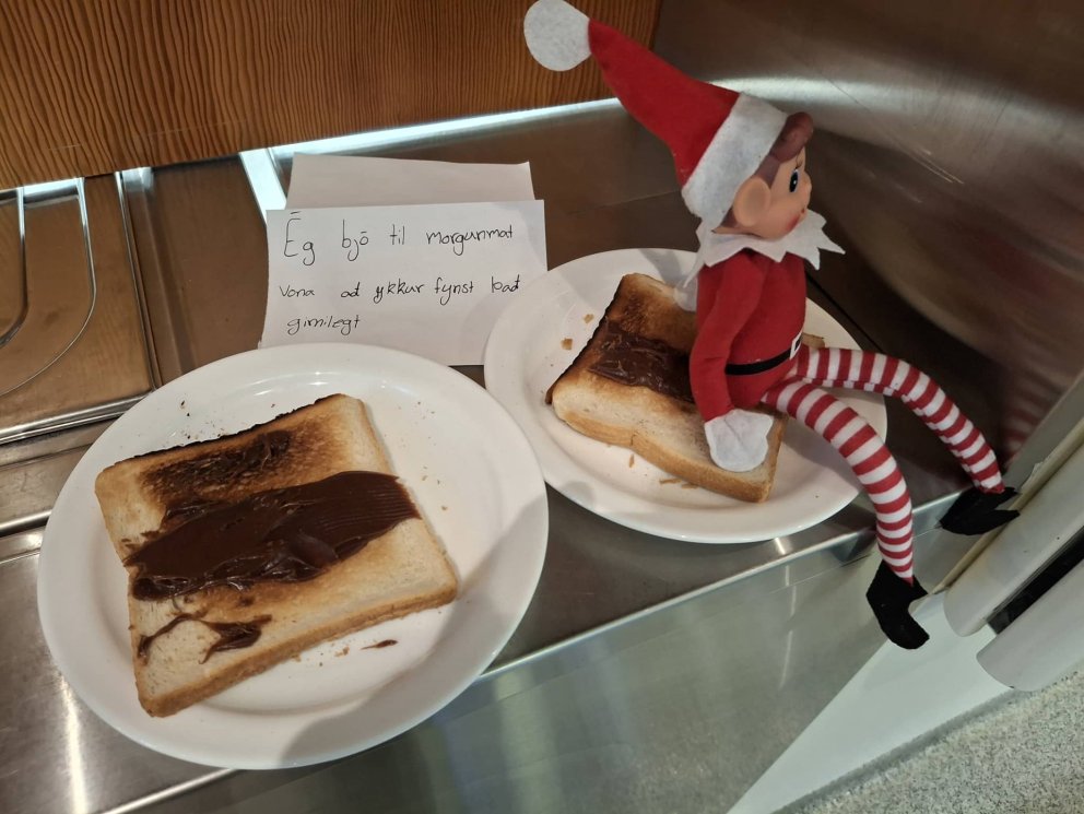 Jólaálfur í Valsárskóla 2. desember 2025  7. - 8. bekkur