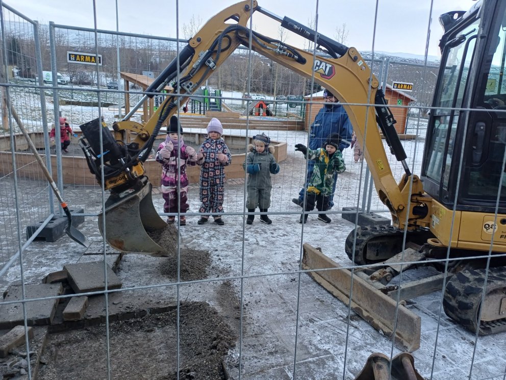 Grafið í leikskólanum