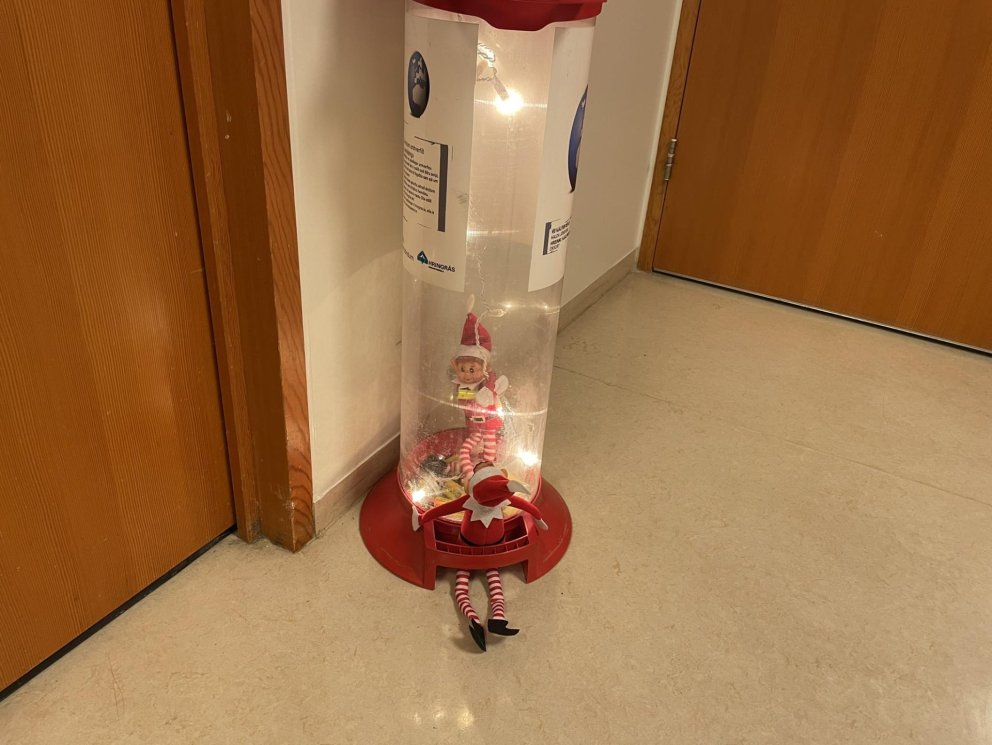 Valsárskóli 5. desember - jólaálfur 5. - 6. bekkur