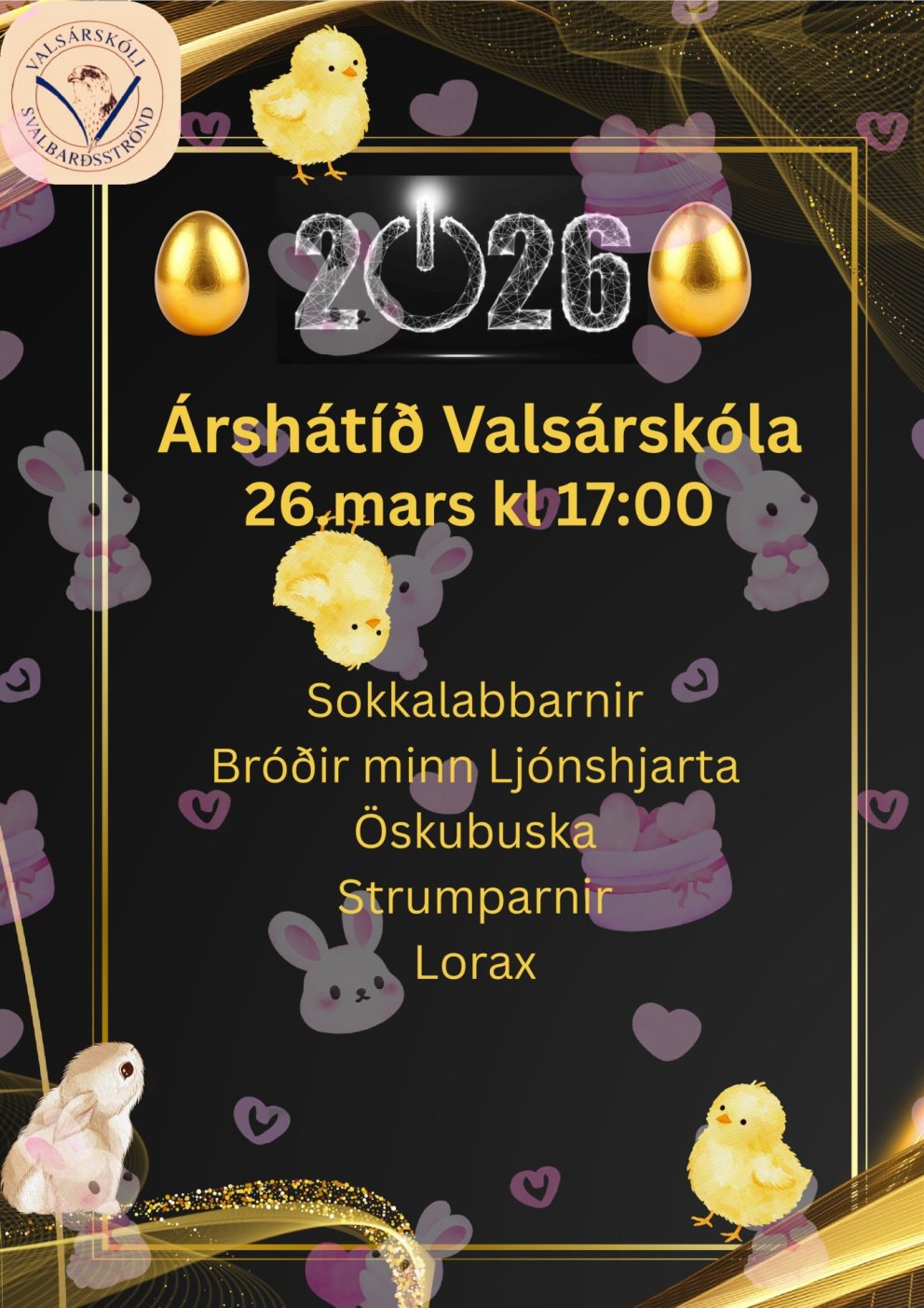 Árshátíð Valsárskóla