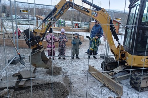 Grafið í leikskólanum