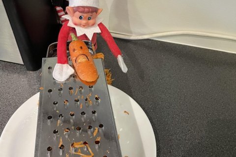 Valsárskóli 8. desember - jólaálfur 9. - 10. bekkur