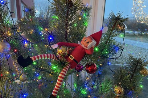 Valsárskóli 15. desember - jólaálfur 9. - 10. bekkur