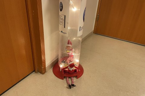 Valsárskóli 5. desember - jólaálfur 5. - 6. bekkur