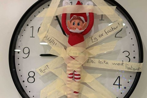 Jólaálfur í Valsárskóla 6. desember 2024 - 9. - 10. bekkur