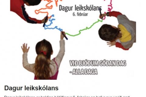 Dagur leikskólans 6. febrúar