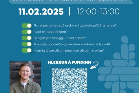 Frá Fjölmiðlanefnd, um opinn fræðslufund á Alþjóðlega netöryggisdeginum á morgun, þriðjudag 11.02.20…